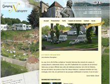 Tablet Screenshot of camping-navarre-langres.fr